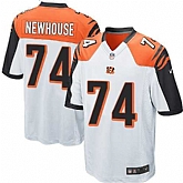 Nike Men & Women & Youth Bengals #74 Newhouse White Team Color Game Jersey,baseball caps,new era cap wholesale,wholesale hats